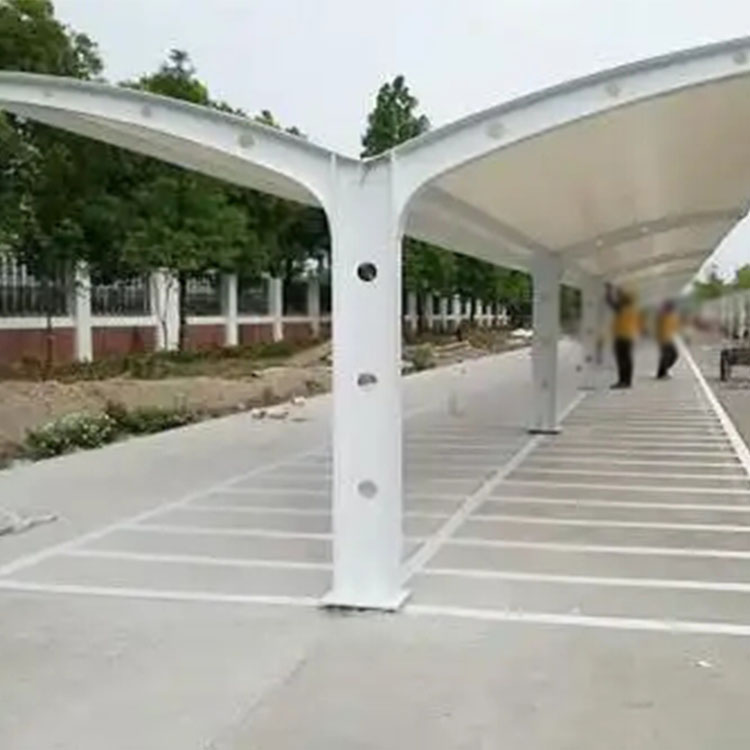 仲巴县膜结构电动车棚