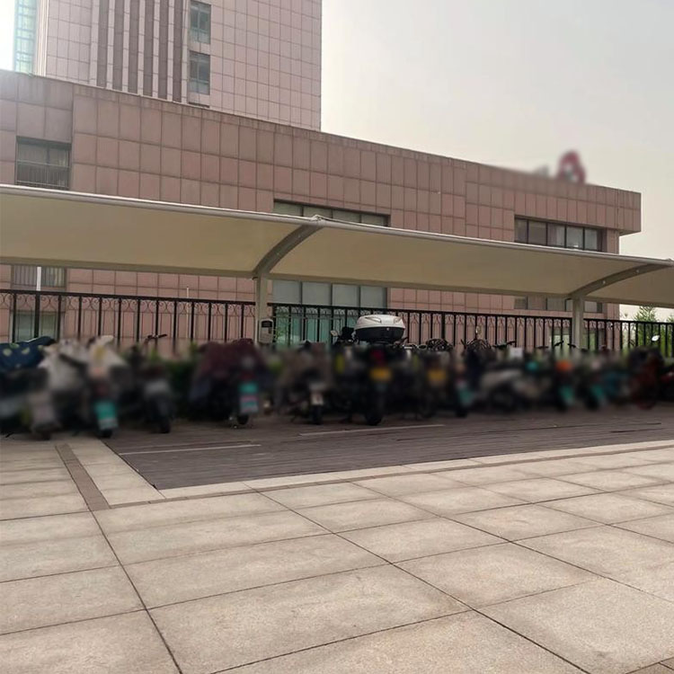 仲巴县膜结构电动车棚