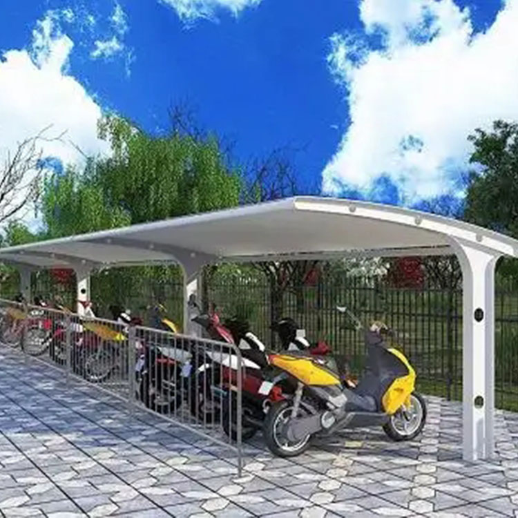 仲巴县膜结构电动车棚